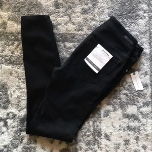 Pilcro High-Rise Denim Legging Black sz 25 Ankle